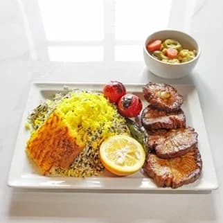 FRIED UZUN BURUN FISH WITH SABZI POLO